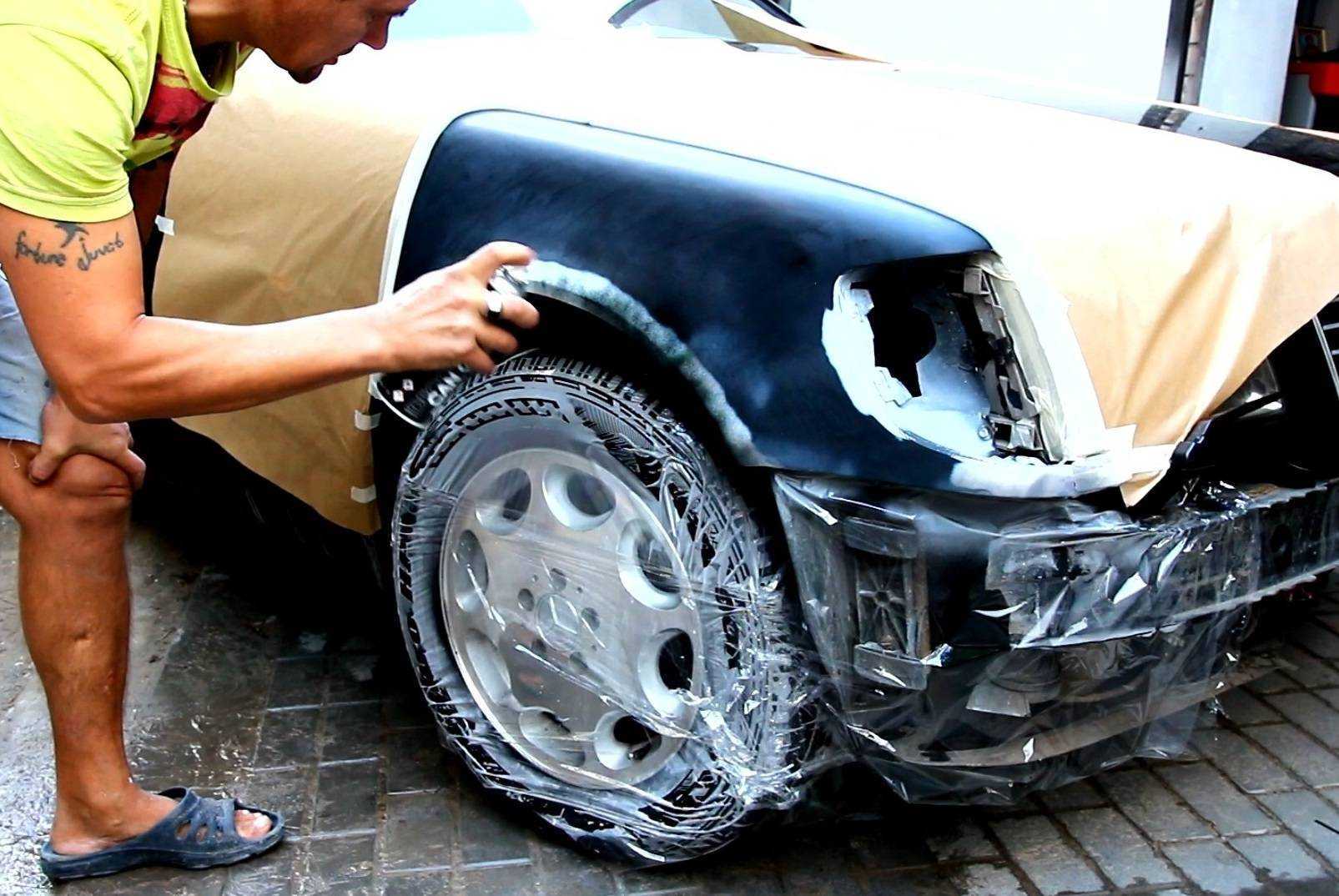 Сколько сохнет автомобильная краска из баллончика?