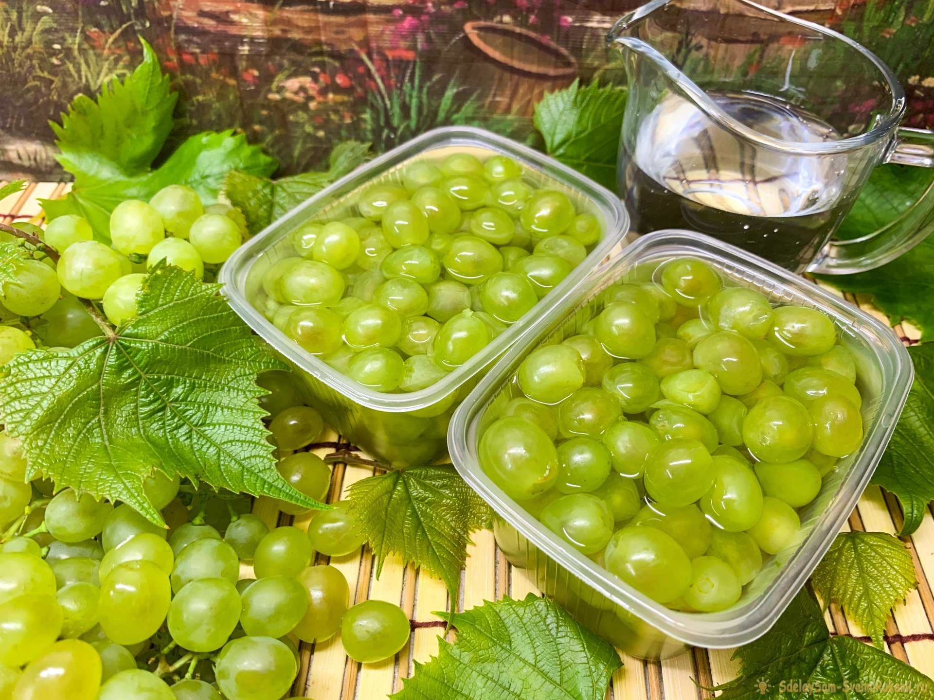 Как правильно замораживать виноград на зиму в морозилке