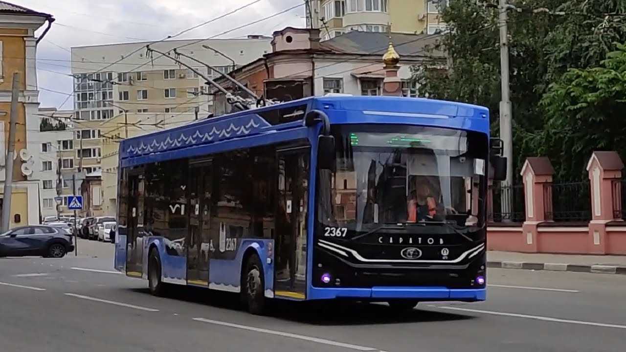 В энгельсе представили новый троллейбус (но не под маркой тролза)