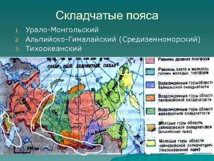 Складчатые пояса и горы