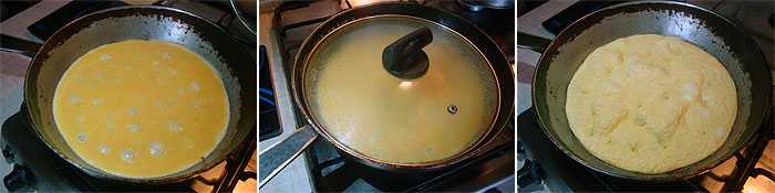 Как приготовить омлет с молоком на сковороде