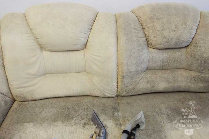 Как чистить флок на диване