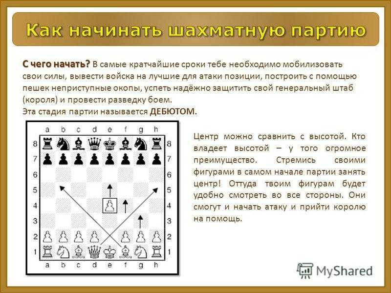 Правила игры в шахматы за 5 минут