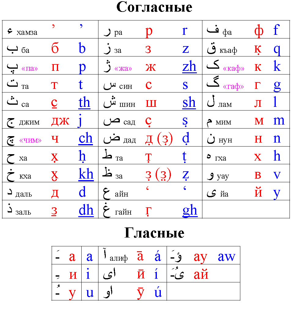 Арабский алфавит — традиция