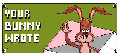 Что значит "your bunny wrote"?