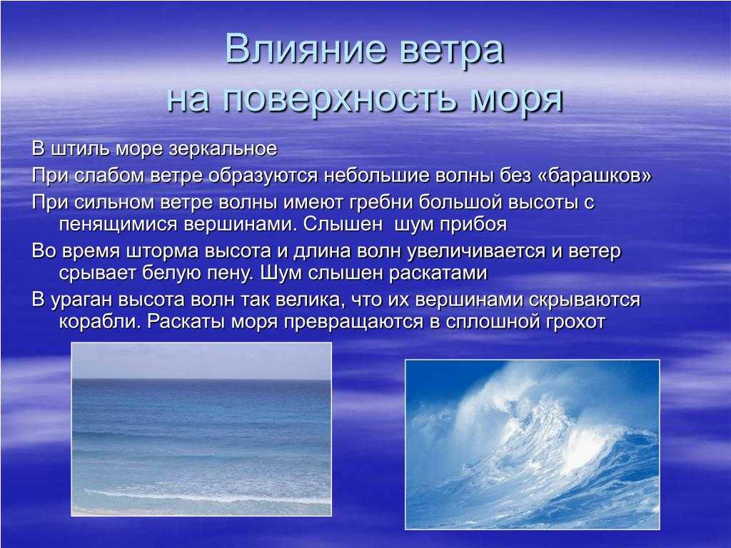 Что такое штиль в прогнозах погоды?