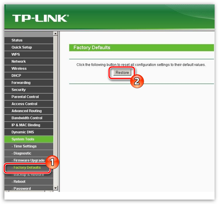 Как сбросить настройки роутера, сброс настроек роутера d-link, tp-link, asus и zyxel