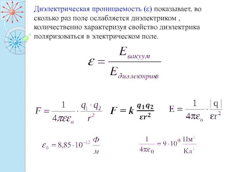 Проницаемость чему равна. методика измерения диэлектрической проницаемости