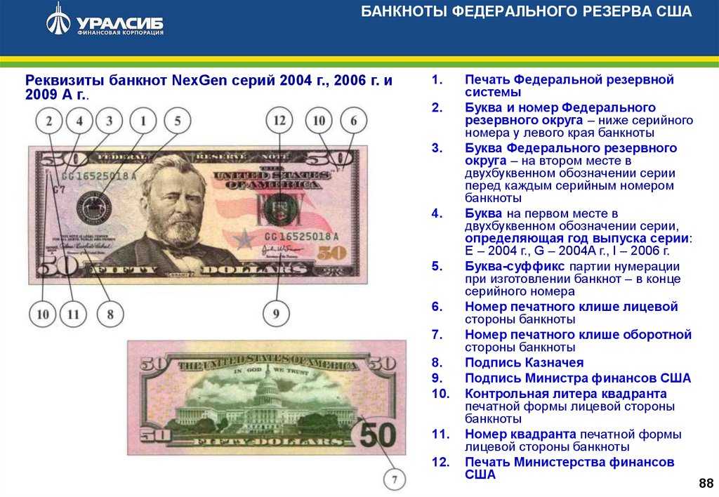 Доллары с печатью: что это означает и как их распознать
