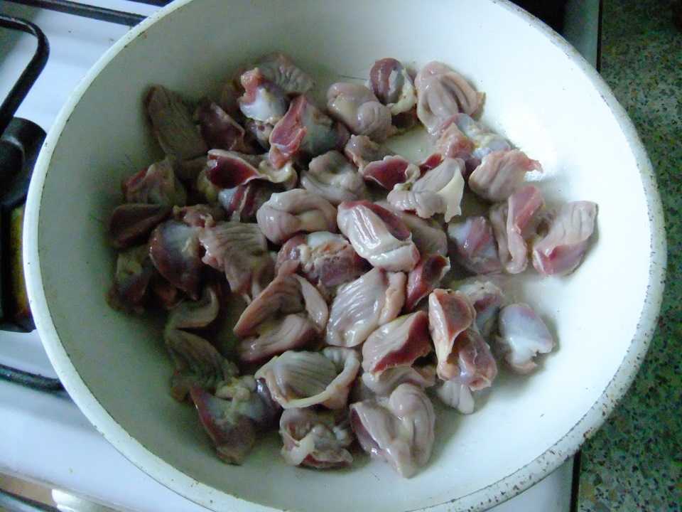 Как почистить куриные желудки (пупки). ⋆ вкусный ужин