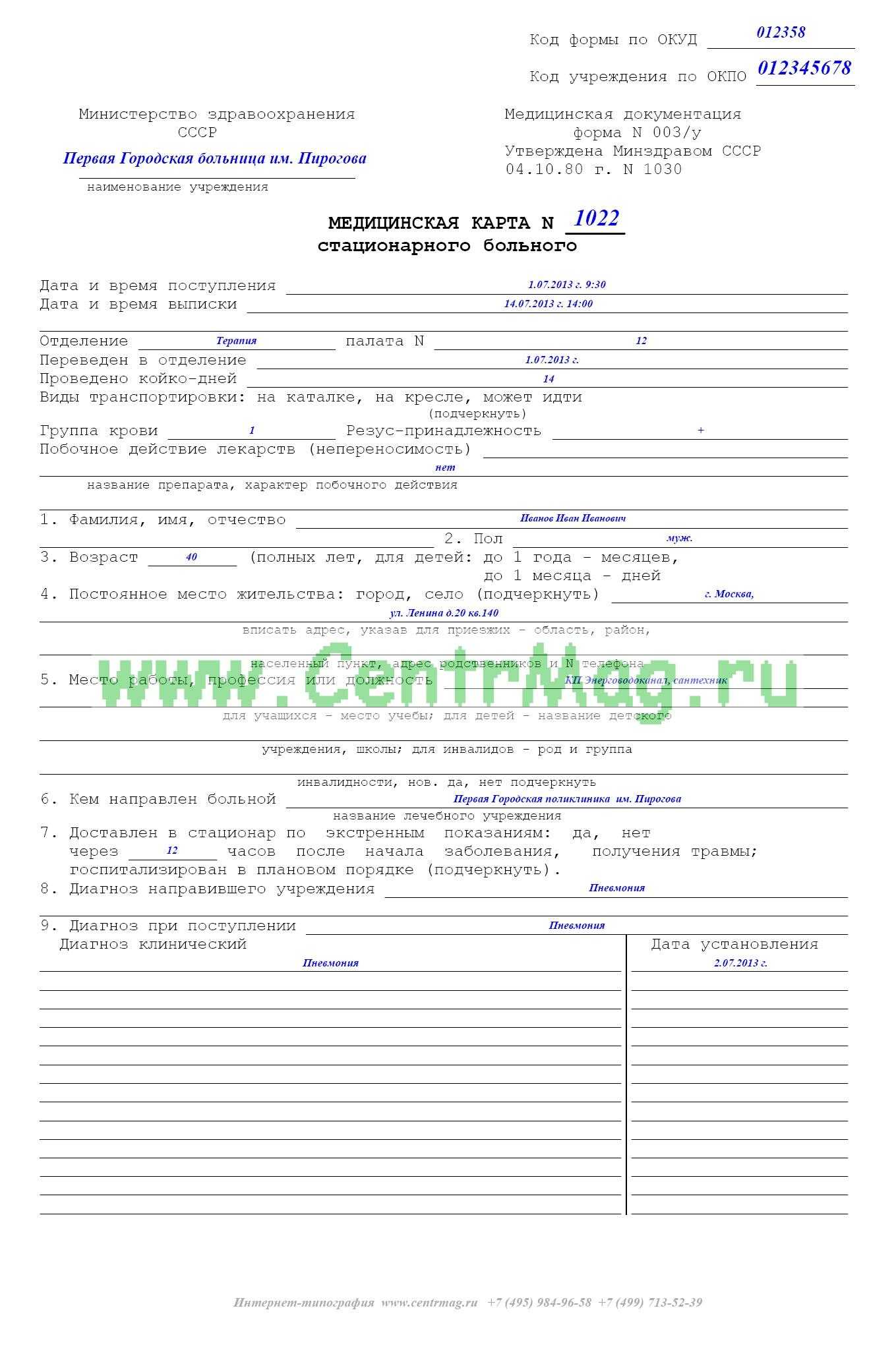 Эпикриз — рувики: интернет-энциклопедия