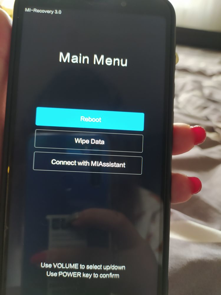 Как выйти из main menu на xiaomi