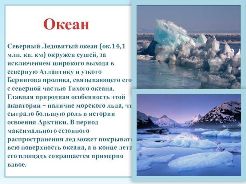 Северный ледовитый океан и антарктические воды