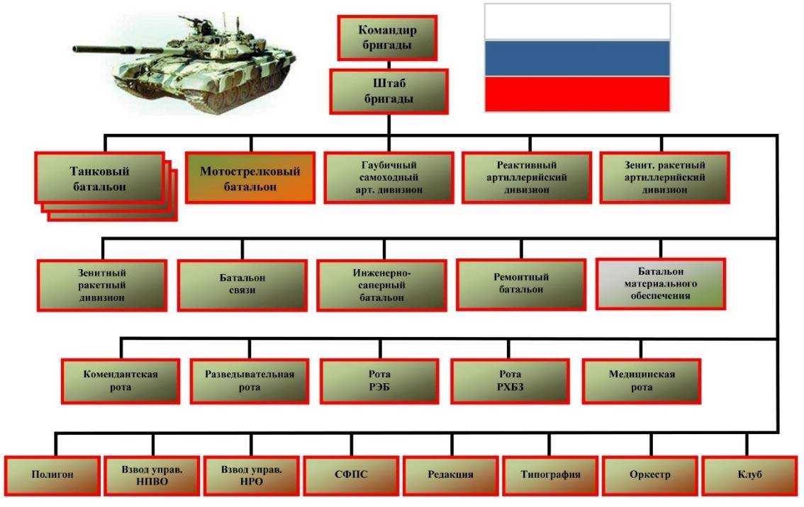 Какие войска есть в армии россии (по призыву и контракту), состав и виды подразделений