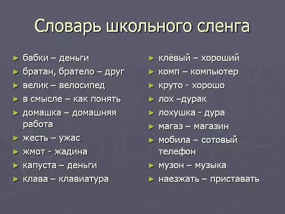 40 слов молодёжного сленга – что означают краш, кринж и другие