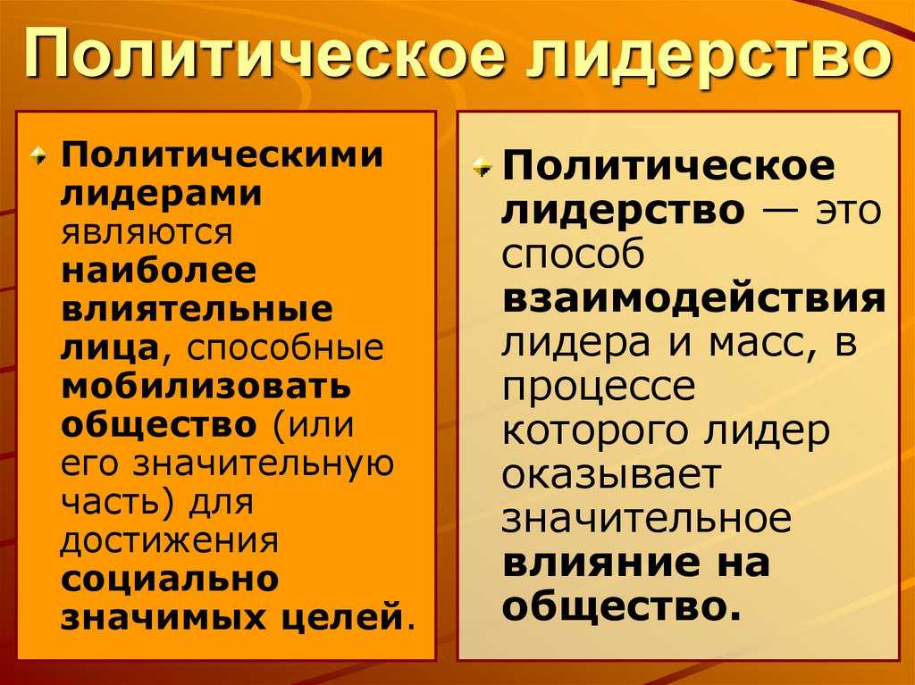 Политическое ⭐ лидерство в обществознании: характеристика, особенности, стили