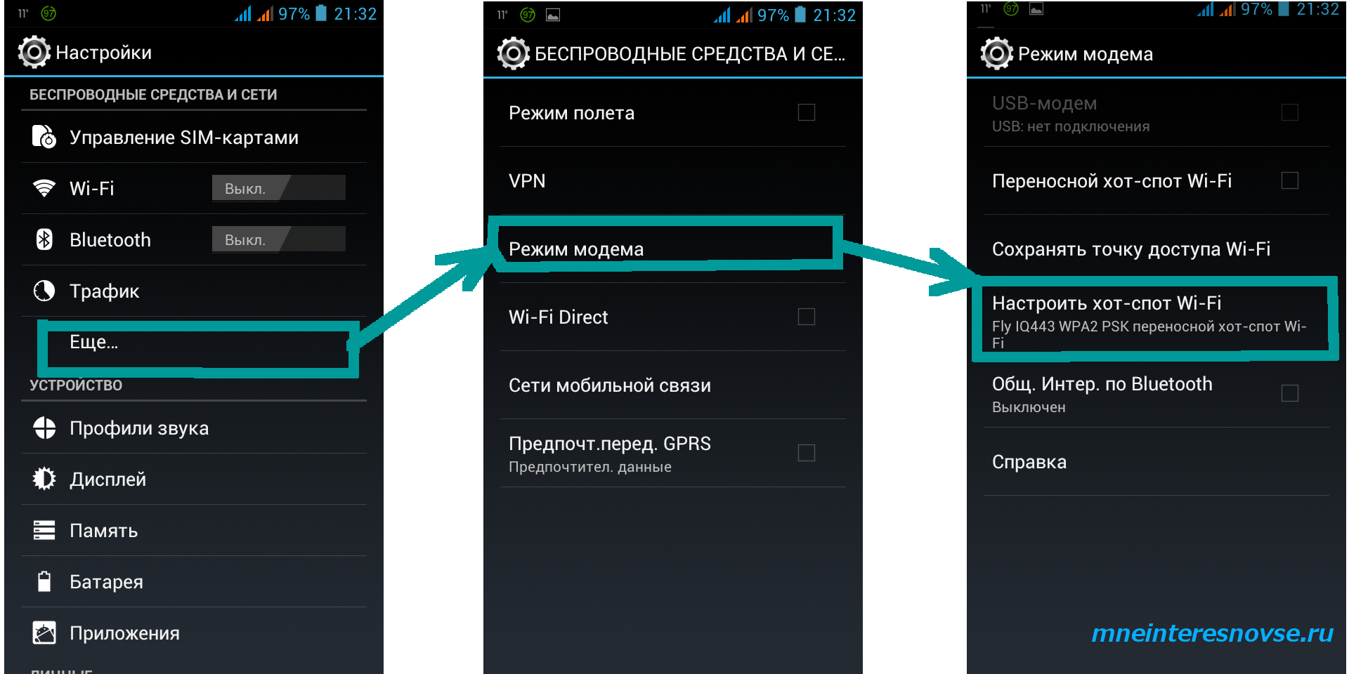 Как подключить интернет к автомагнитоле на android