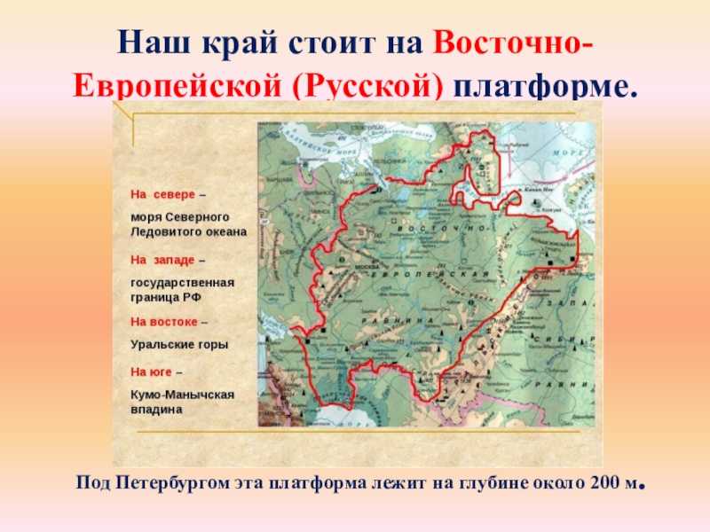 Геологическое строение россии