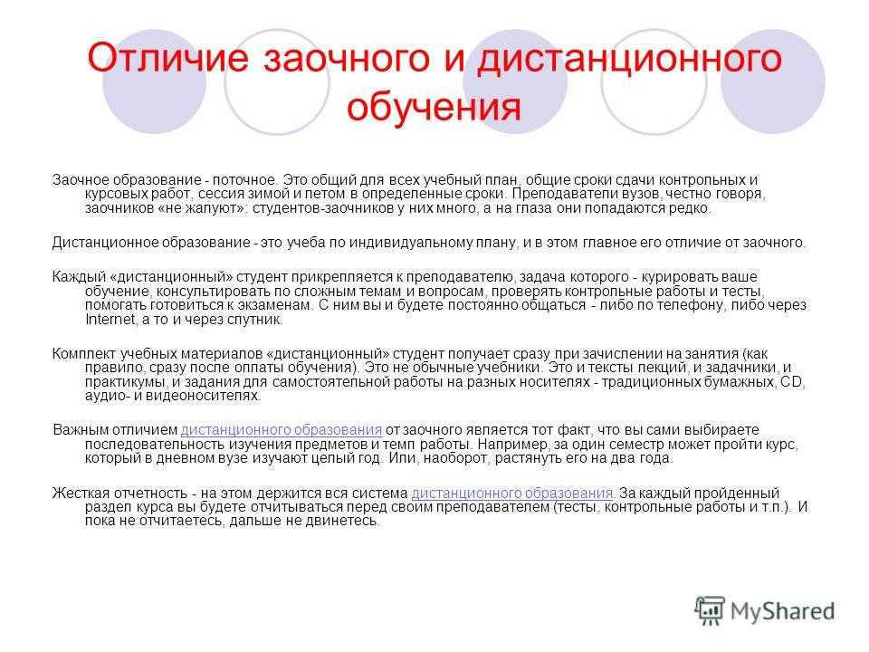 Терминология дистанционного обучения - суть, определения