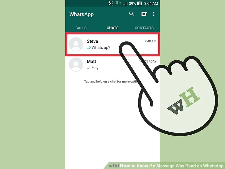 Как сделать чтобы была одна галочка в whatsapp