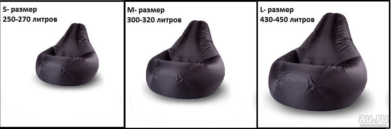 Сколько наполнителя нужно для кресла-мешка