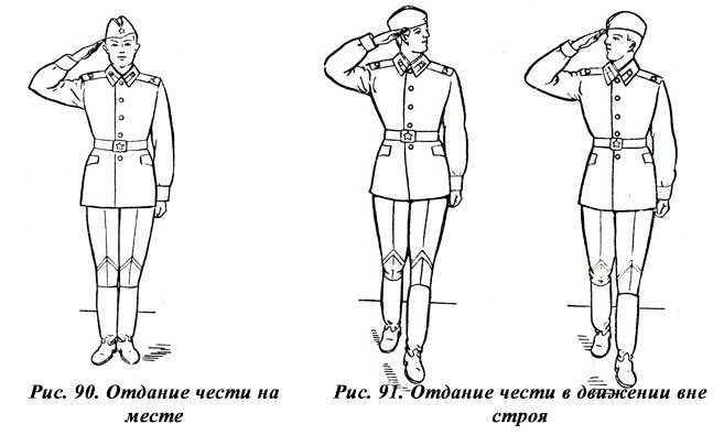 Воинское приветствие или отдание чести