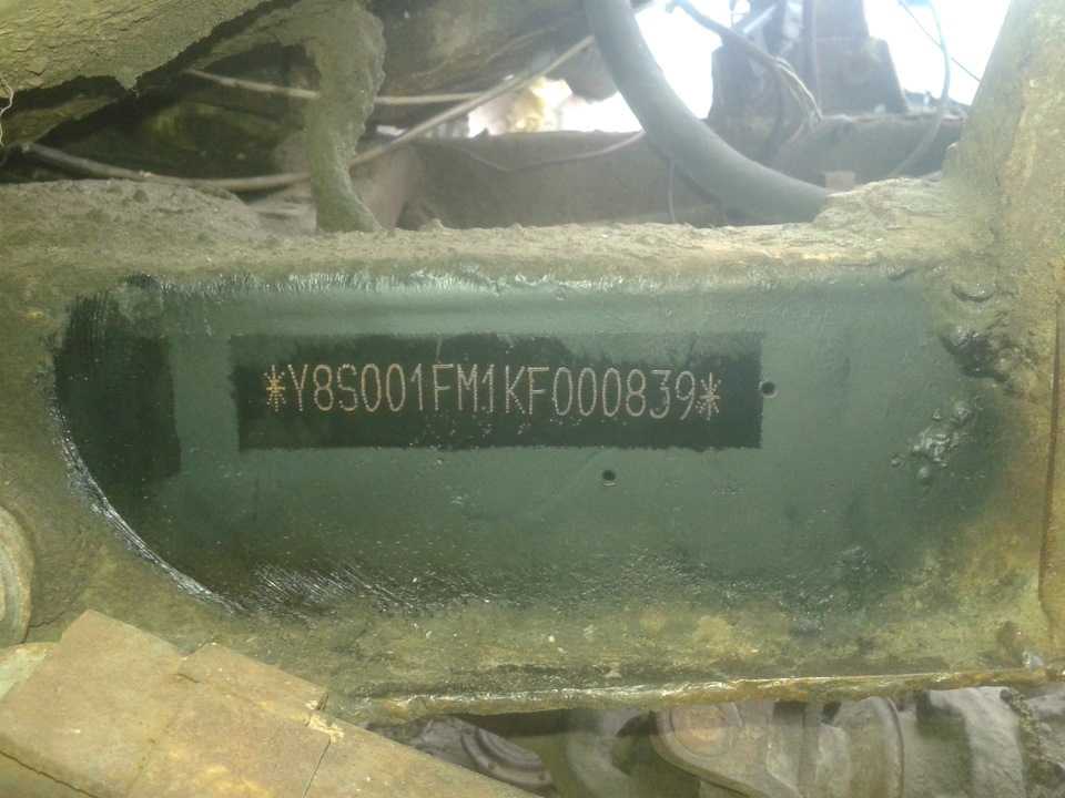 Где находится номер двигателя на камазе каменс