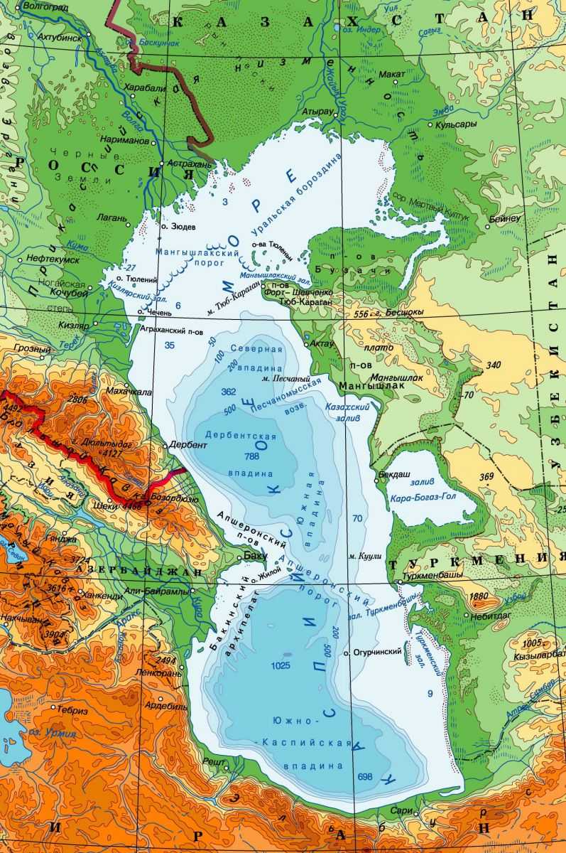 Каспийское море