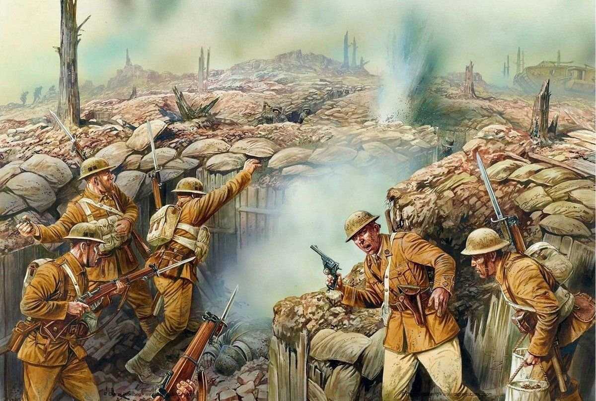 28 июля 1914 года - началась "первая мировая война" (итоги более 10 млн. убитыми, 22 млн. ранеными)