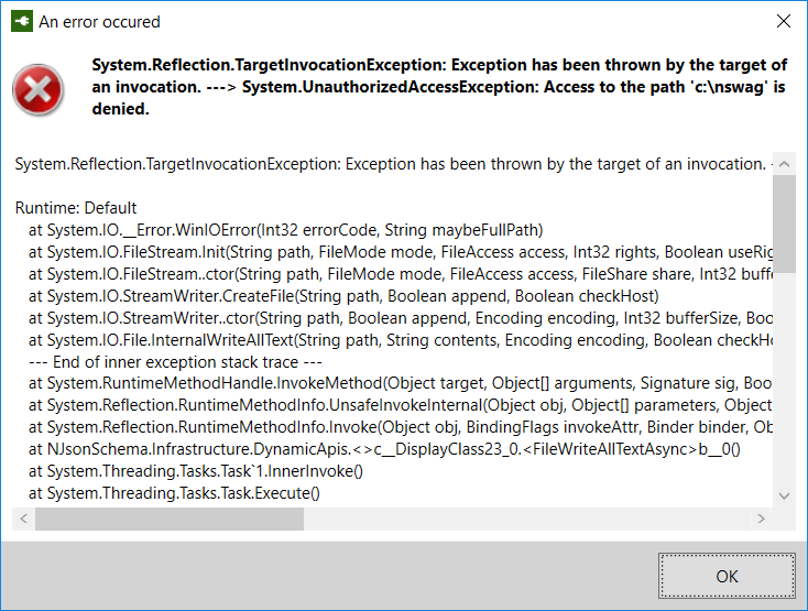 Error system reflection targetinvocationexception адресат вызова создал исключение - исправление ошибок и поиск оптимальных решений проблем