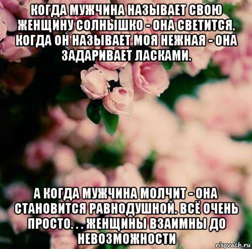 Если мужчина называет женщину любимая. Когда мужчина называет свою женщину солнышко. Когда мужчина называет свою женщину солнышко она. Когда мужчина называет женщину солнышко она светится. Если мужчина называет женщину солнышком она светится.