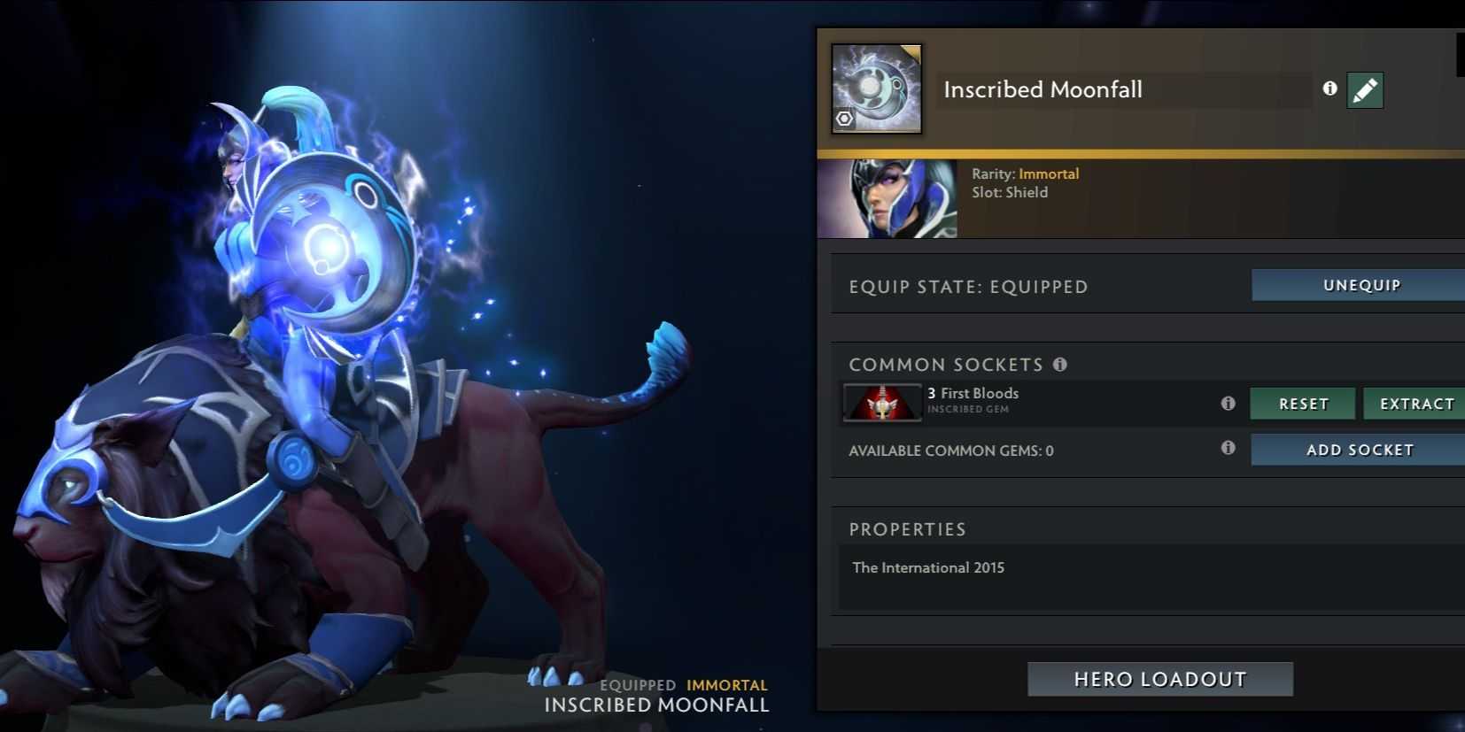 What is an inscribed item in dota 2?