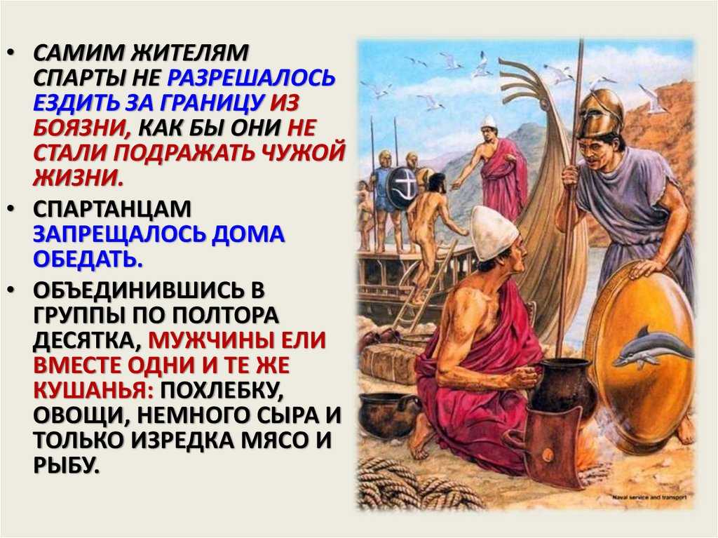 Воспитание и обучение в спарте: образование  кратко для подготовки доклада или сообщения (5 класс)